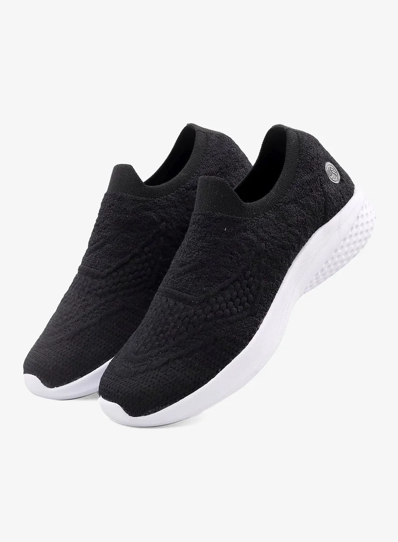 Bacca Bucci Black WALKER Slip-On Walking Breathable Mesh Sports Shoes for Women | Best Price UAE